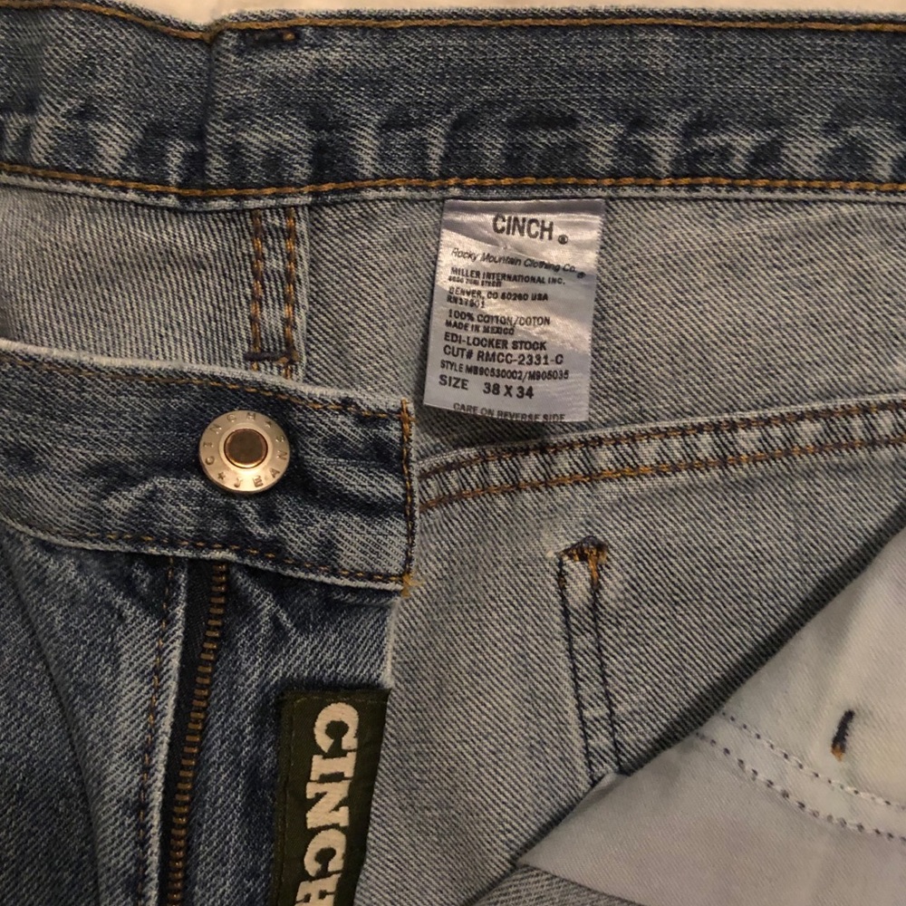 Cinch Green Label Jeans 38x34